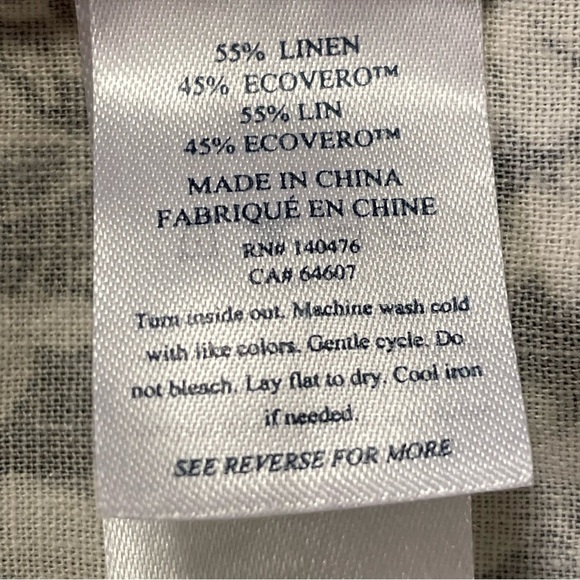 Faherty Floral Mini Dress in Black and Cream - Picture 9 of 9